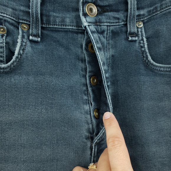 Rag & Bone Jeans Fit 2 Slim Button Fly Grey Jeans Men's 34 - Picture 4 of 12